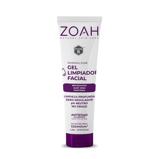 GEL LIMPIADOR FACIAL ACLARANTE 120ML ZOAH